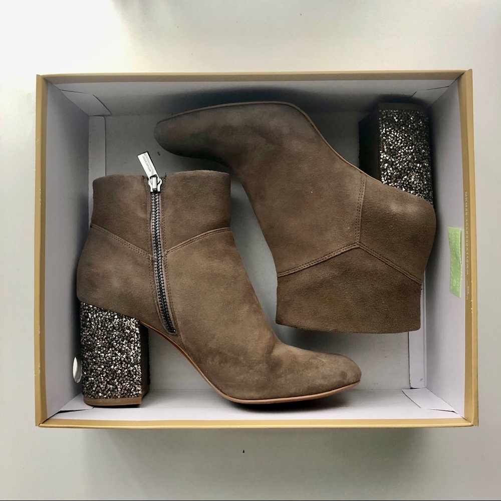 Michael Kors Cher Glitter Ankle Boots